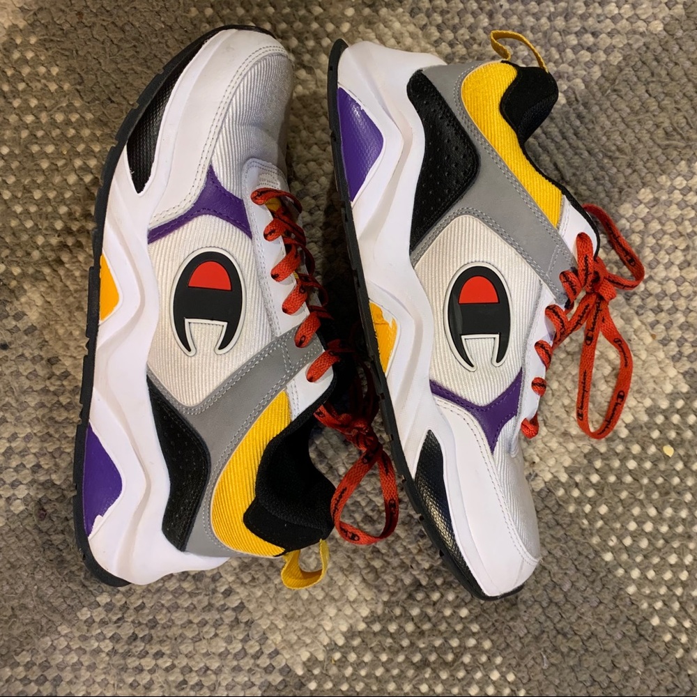 Champion shoes kids 6.5 fits like women’s 8.5